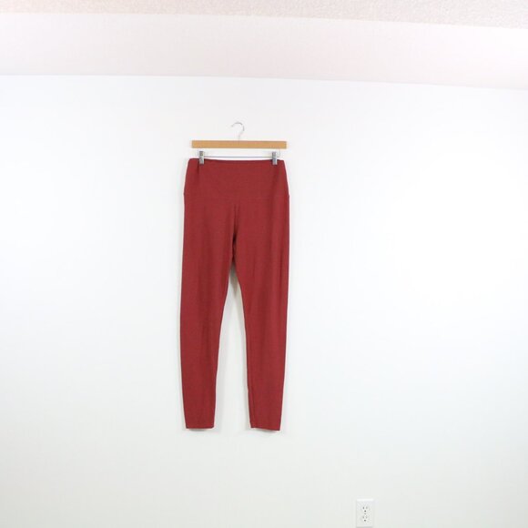 *Red Faux Suede Legging - Picture 3 of 6